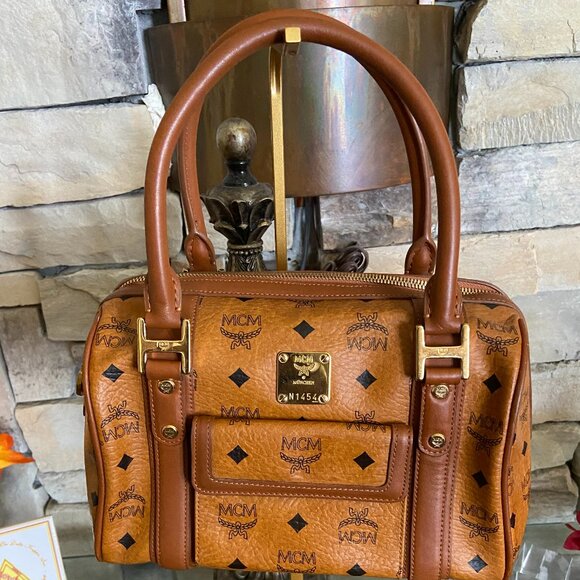 Authentic Mini MCM Boston Bag - Picture 1 of 9